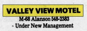 Valley View Motel (Country House) - Feb 1977 Ad (newer photo)
